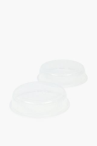 2 Pack Microwave Plate Covers, 26cm