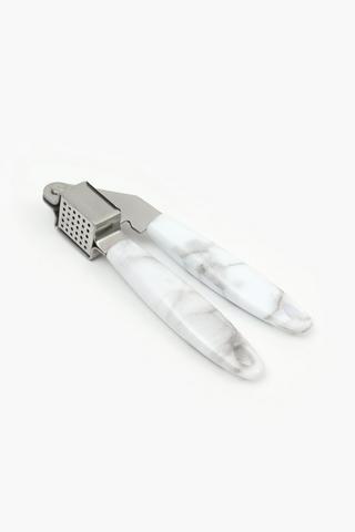 Marble Handle Garlic Press