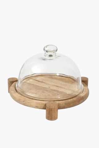 Wood And Glass Cake Dome