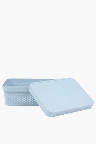 Plastic Dot Basket Medium