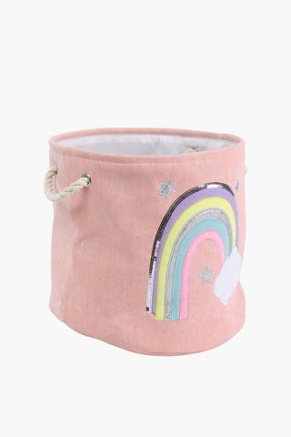 Eva Rainbow Laundry Basket, 35x35cm