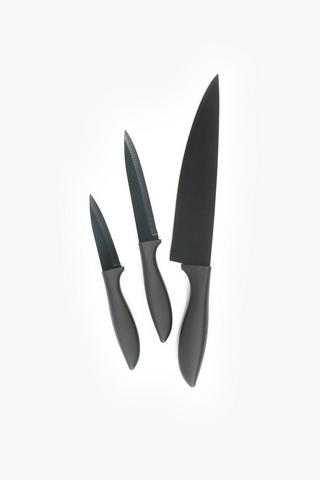 3 Piece Stainless Steel Knife Set