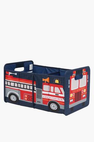 Bus Knock Down Storage Toy Basket