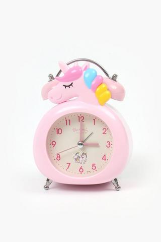 Twin Bell Unicorn Clock