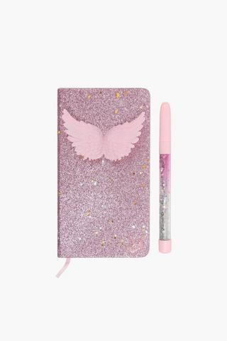 Sparkle Wing Notebook With Pen