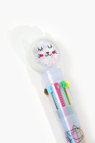 Cat Multi Colour Pen