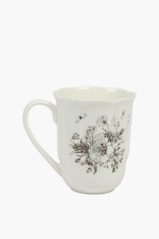 Embossed Bone Decal Mug