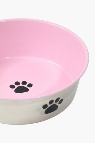 Pet Metal Feeding Bowl, 24cm