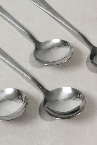 4 Pack Essential Soup Spoons