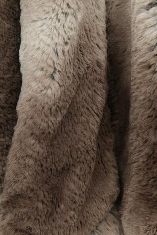 Ombre Faux Fur Blanket, 150x200cm