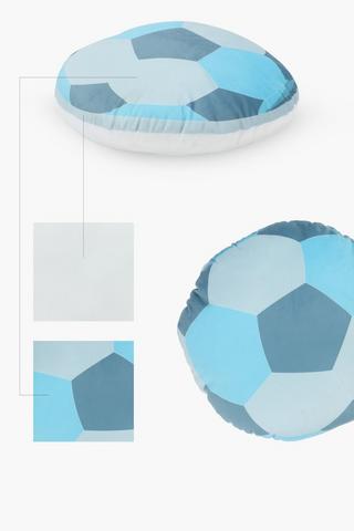 Shaped Soccer Ball Scatter Cushion, 42cm