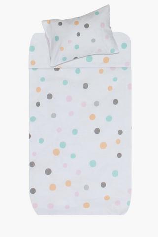 Polycotton Dotty Duvet Cover Set