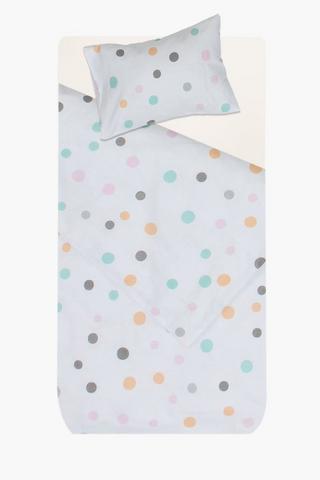 Polycotton Dotty Duvet Cover Set