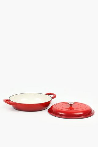 Cast Iron Flat Pot
