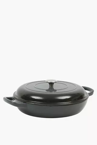 Cast Iron Flat Pot
