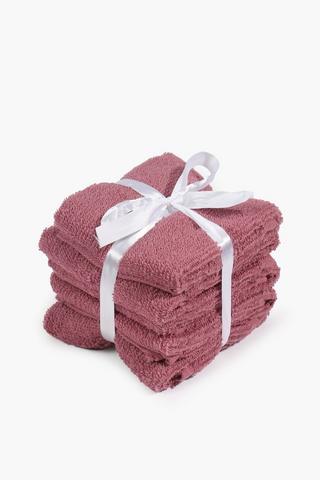 5 Pack Cotton Face Cloths