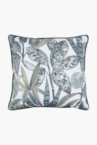 Premium Printed Rhys Leaf U And G Feather Scatter Cushion, 60x60cm