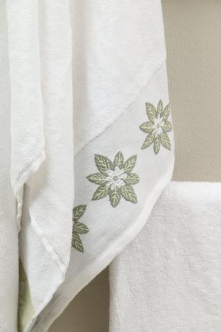 Cotton Embroidered Peregrine Floral Bath Sheet