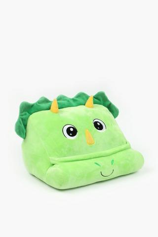 Dino Plush Pillow And Device Holder