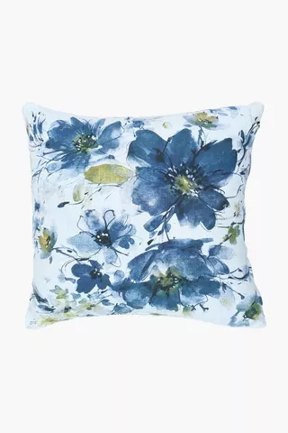 Printed Aurora Floral Scatter Cushion Cover, 50x50cm
