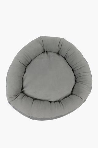 Round Fleece Pet Bed, 85cm