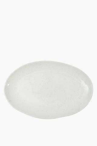 Speckle Fine Bone China Oval Platter