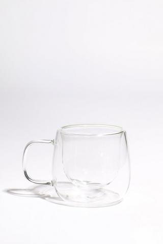 Double Wall Espresso Glass Mug
