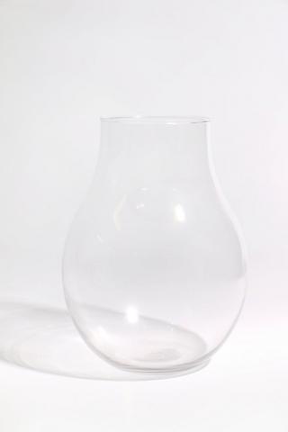 Bulb Glass Vase, 25cm
