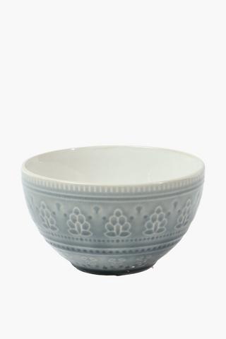 Embossed Glaze Bowl