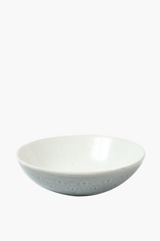 Embossed Glaze Bowl