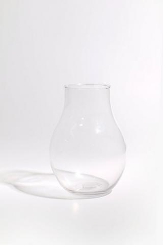 Bulb Glass Vase, 20cm