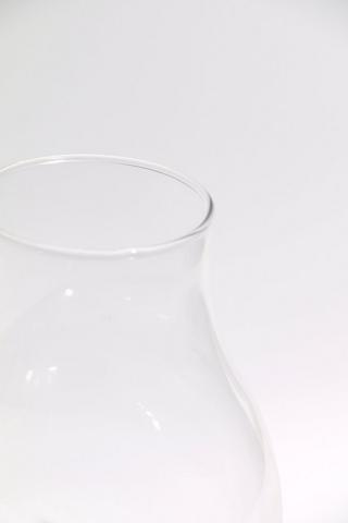 Bulb Glass Vase, 20cm