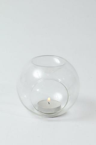 Glass Orb Oil Burner, 10cm