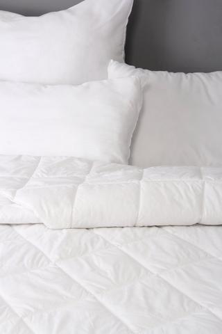 Premium Down Like Polycotton Quilted Mattress Protector