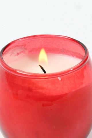 Fish Bowl Glass Candle, 5x6cm