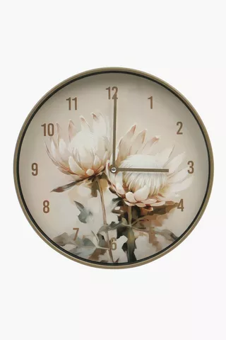 Protea Classic Clock, 30cm