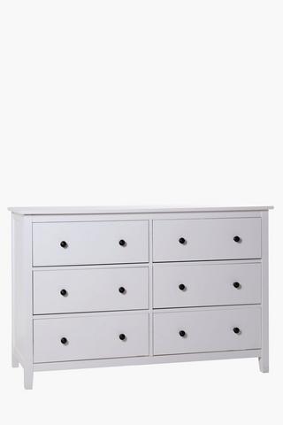 Nordby 6 Drawer Unit