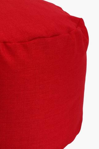 Tweedle Weave Pouffe, 50x30cm