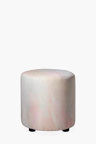 Sodwana Abstract Round Ottoman