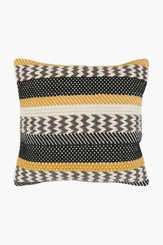 Textured Gaya Stripe Scatter Cushion, 50x50cm