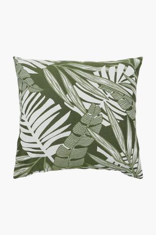 Jacquard Leaf Scatter Cushion, 60x60cm