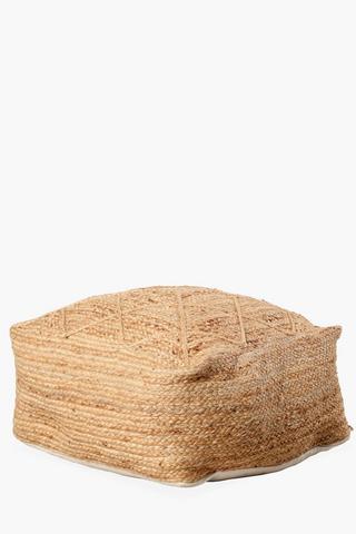 Jute Pouffe