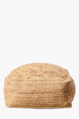 Jute Pouffe