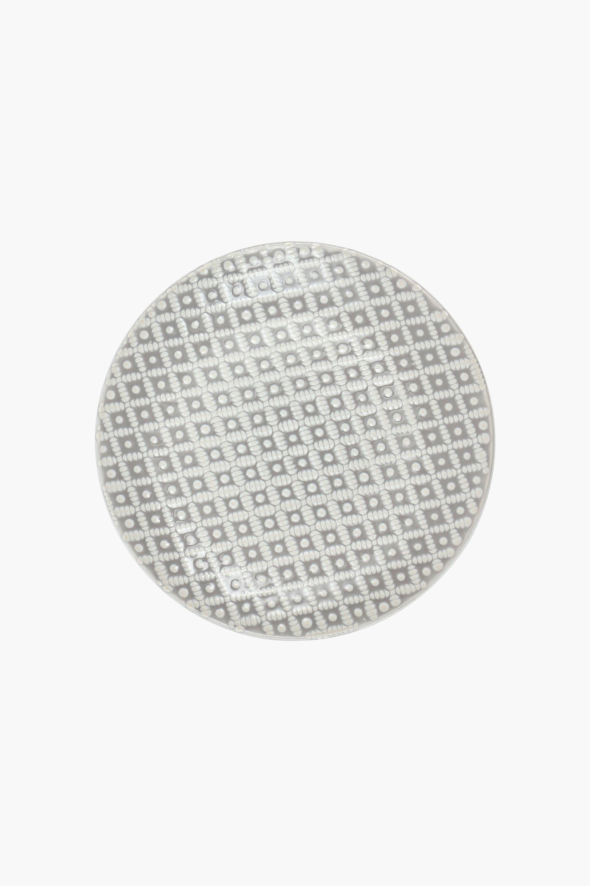 Geometric Stoneware Side Plate