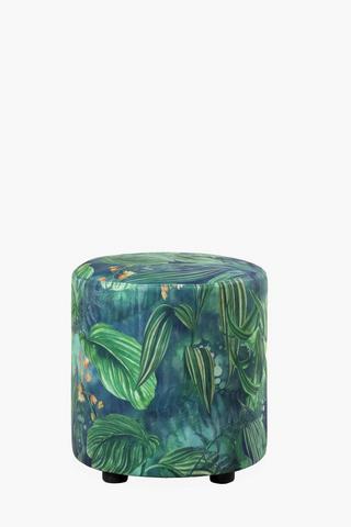 Round Printed Osaka Ottoman