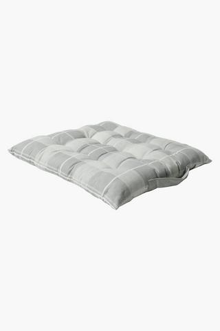 Printed Johannes Check Chair Pad, 40x40cm