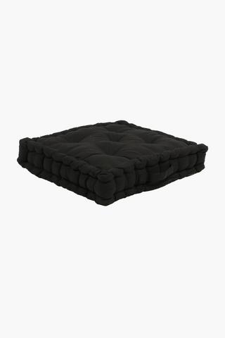 Plain Cotton Mattress Cushion 50x50x10cm