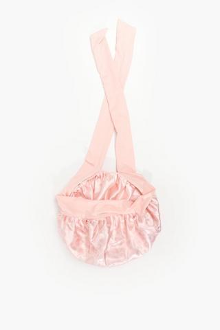 Printed Satin Tye Bonnet