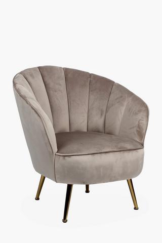 Scallop Arm Chair