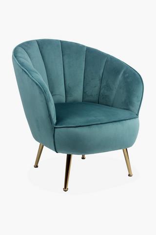 Scallop Arm Chair